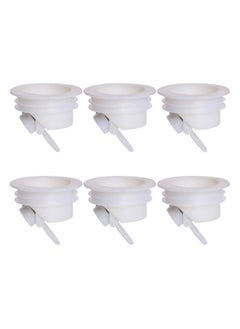 Buy Silicone Drain, 6Pcs Backflow Preventer Floor Drain Deodorant Core Drain Valve Sewer Core for Toilet Bathroom Floor Drain in UAE