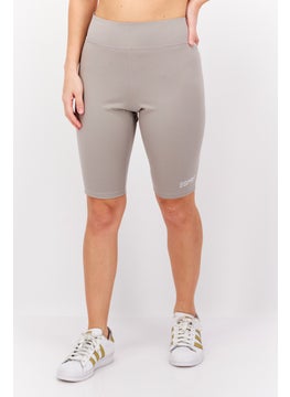 Buy Women Tight Fit Pull-On Cycling Short, Light Grey in UAE