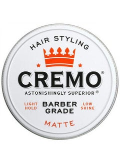 اشتري Cremo, Premium Barber Grade, Hair Styling Pomade, Matte, 4 oz (113 g) في الامارات