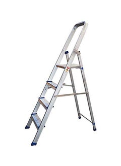 اشتري EMC Foldable Aluminum Ladder with Platform 4 Steps في الامارات