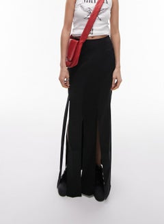 Buy High Waist Slit Maxi Skirt in UAE