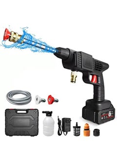 Buy 48V Cordless High Pressure Car Washer, 25000mAh 30Bar, Portable Jet Washing Machine for Cars, Gardens, and More, Nozzles and Water Gun Set Included, Efficient Outdoor Cleaning Solution in UAE