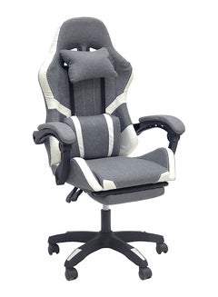 Buy SBF Fabric Gaming Chair - Reclining High Back Office Chair - Adjustable Height, Headrest, Footrest and Lumbar Support - Swivel Video Game Chair - Ergonomic Computer Gaming Chair in UAE