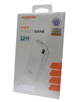 Buy power bank 20,000 mAh portable charger from Woppo multi-colors in Saudi Arabia