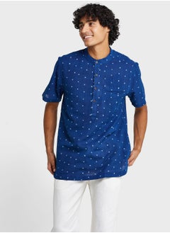 اشتري Printed Pocket Detail Shirt في الامارات