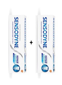 Buy 2 Piece Set Whitening Advance Repair And Protect Toothpaste 100 G in Saudi Arabia