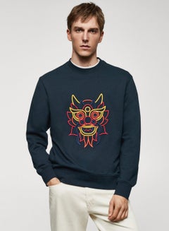 Buy Dragon Crew Neck Sweatshirt in Saudi Arabia