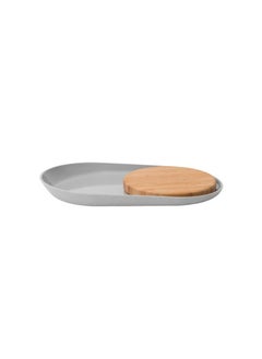 Buy Oval Plate W/Bam.Cutting Board in Saudi Arabia