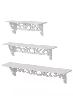 اشتري Wall Seasoning Shelf Floating Shelve 3 Pieces Set في الامارات