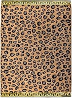 Buy Signoola Beach Towel 90 x 170 cm, Gold Chita 100% cotton. in Egypt