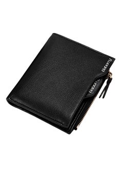 Buy Zipper Closure Wallet Black in UAE