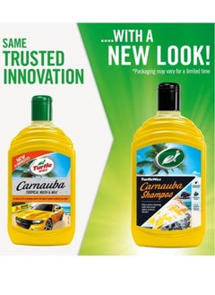 Buy Turtle Wax Carnauba Shampoo Wash and Wax - 500 ml in Saudi Arabia