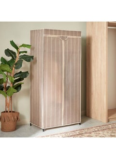 Buy Ebase Portable Wardrobe With Zip Closure 70x160x45 cm in Saudi Arabia