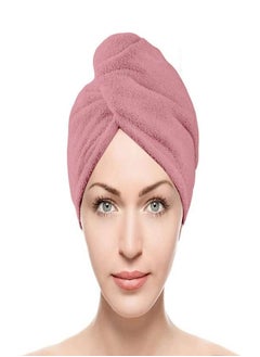 Buy Egyptian Cotton Wrap Towel Purple Color With Button in Saudi Arabia