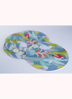 Buy Paradise S/4 Placemat Green Dia 38cm in UAE