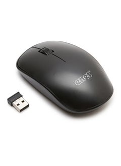 Buy Wireless Optical Mouse Black 2.4 GHz 1600 DPI in UAE