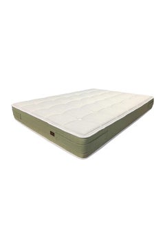 اشتري Charcoal Foam With Pocket Spring Mattress Medium Firm Feel Queen Mattress Spine Balance For Pressure Relief  25 cm Thickness White Size L200xW150 في الامارات