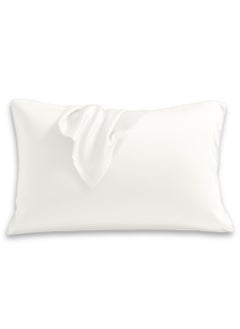 Buy Satin Silk Pillowcase for Hair and Skin, Cooling Satin Pillowcase, Standard Size Set of 2 Pack, Super Soft Pillowcase with Envelope Closure in Saudi Arabia