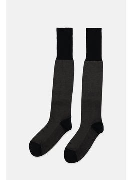 اشتري Men 1 Pair Pin Stripe Socks, Black Combo في الامارات