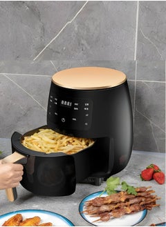 Buy Healthy Air Fryer Without Oil Capacity 6 Liters Power 2400 Watts - Black Color in Saudi Arabia