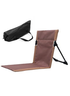 اشتري Folding Beach Chair Camping Chair Outdoor Lightweight Beach Floor Chair Foldable Camping Chair with Storage Bag for Fishing Barbecues Hiking Traveling Outside Activities في الامارات