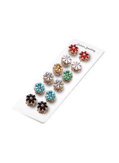 Buy 12Pcs Hijab Pins Magnetic Hijab Pin Multi-Use Rhinestone Scarf Brooch in UAE