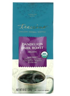 Buy Herbal Coffee Dandelion Dark Roast Caffeine Free 10 oz 284 g in UAE