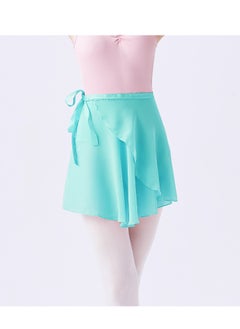 Buy Women Ballet Wrap Skirt Light Green in Saudi Arabia