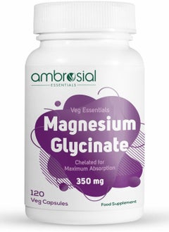 Buy Pack Of 1 Magnesium Glycinate 350 Mg- 120 Capsules in UAE