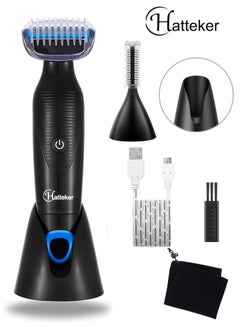 Buy Electric Razor for Men and Women 2 In1 Multifunctional Painless Electric Hair Shaver for Eyebrow Nose Body Rechargeable Hair Removal Machine in UAE