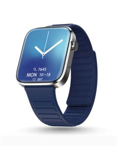 اشتري Smartwatch for Men and Women 1.91 inch Display with Bluetooth Calling, BP Monitor, Water Resistant, Fitness Tracker with Steps Counter Compatible with Android and iPhone Midnight Blue في الامارات