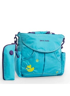 Buy Pierre Cardin Diaper Bag with Bird Design -Blue in UAE