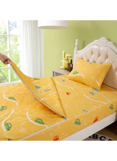 Buy Kids Cotton Comforter Set size 90x190 cm with Zipper in Saudi Arabia