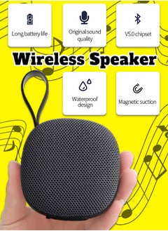 Buy Wireless Bluetooth Speaker - Portable Mini Speaker With Battery - Deep Bass - IPX6 Waterproof - Magnetic Function - Support TF Card in Saudi Arabia