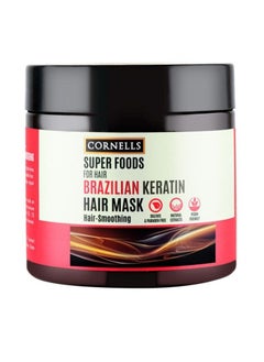 Buy Super Foods For Hair Brazilian Keratin Hair Mask Hair Smoothing 475ml in Saudi Arabia