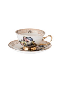 Buy Tea Cup And Saucer Set Of 200 Ml in Saudi Arabia