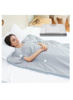 Buy Sauna Blanket for Detoxification, Portable Infrared Sauna Blanket, Sauna Blanket with Remote Control, for Detox, Home Relaxation, Calm Your Body and Mind, Exercise Recovery (LxW: 180*80 CM) in UAE