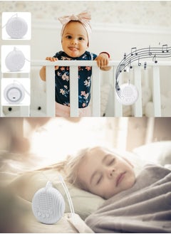 Buy Portable White Noise Machine for Sleeping Baby 10 Soothing Lullaby Sounds and Natural Sounds Compact Sleep Therapy for Baby and Adults Rechargeable with 3 Timer and Lanyard for Easy Hanging in Saudi Arabia