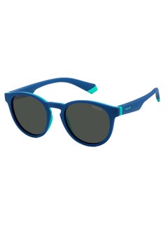 Buy Kids Unisex Round Sunglasses PLD 8048/S  AZURE GRN 45 in UAE