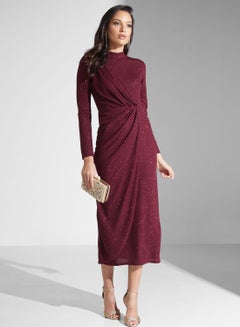 Buy Ruched Detail Shift Dress in UAE