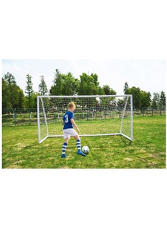 اشتري Kids Safety PVC Football Goal, Youth Professional PVC Soccer Goal for Backyard, Schools, Colleges and Soccer Camps.(244x155x90cm) في الامارات