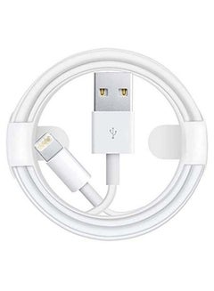 Buy Lightning Cable USB To Lightning Data Sync and Charging Cable for Apple iPhone 1mtr in Saudi Arabia