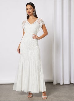 Buy Livia Ruffle Maxi Dress in UAE