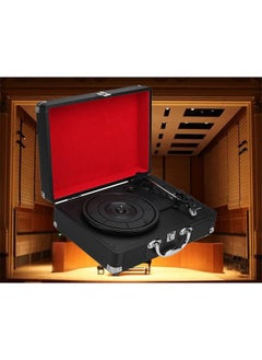 اشتري 33/45/78 Rpm Vintage Bluetooth Phonograph Portable Suitcase Turntable Vinyl Gramophone Record Phone Player 90DB Music Box(Brown ) في السعودية