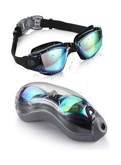 Buy Swimming Goggles, Anti-Fog and No Leaking, Fits for Adult Youth and Kids UV-Resistant Swim Glasses in UAE