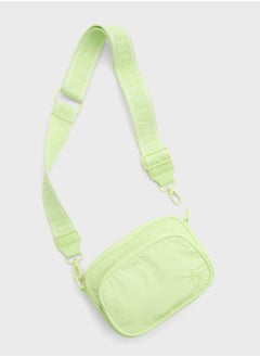 Buy Logo Print Zip Detail  Crossbody in UAE