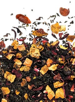 اشتري Black Tea Strawberry Cream Super Ceylon Strong Malty Loose Leaf Breakfast Invigorating Aroma في الامارات