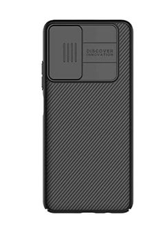 Buy Case for Xiaomi Redmi Note 11 5G/Poco M4 Pro 5G with Camera Cover Black in Egypt