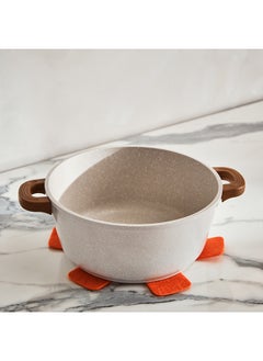 Buy La Natura Deep Induction Casserole with Trivet 32.5 x 11.3 x 24 cm in Saudi Arabia