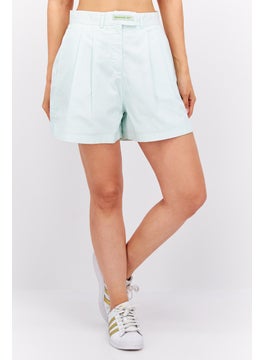 Buy Women Sportswear Fit Outdoor Shorts, Mint Green in UAE